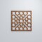 Ekena Millwork Small Harlingen Decorative Fretwork Wood Wall Panels, Walnut, 11 3/8"W x 11 3/8"H x 3/8"T WALW12X12X0375GLNWA - alternate 4